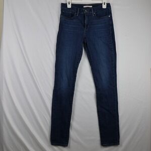Levis 311 Shaping Skinny Jeans Womens 28 Blue Dark Wash Stretch Denim 28x34